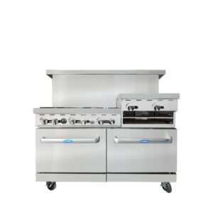 60″ Range with Raised Griddle / Broiler