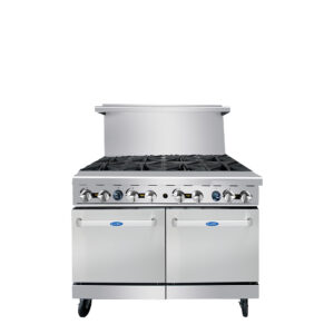 48″ Gas Range with Eight (8) Open Burners