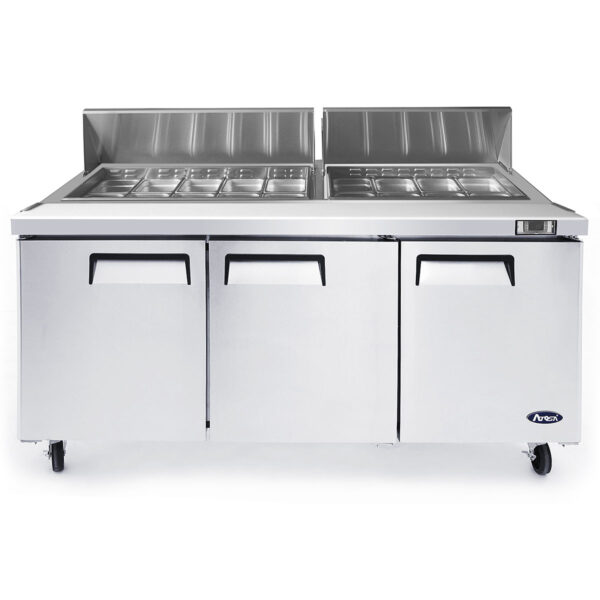 Sandwich Unit 72″ Refrigerated Standard Top Sandwich Prep. Table – Rayton Electric ...